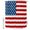 Blue Red, variant on Shower Curtains for Bathroom, American Flag Waterproof Fabric Shower Curtain, Blue Red USA Flag Decorative Bathroom Curtain for Bathtub, 66"x72", No Hooks Included