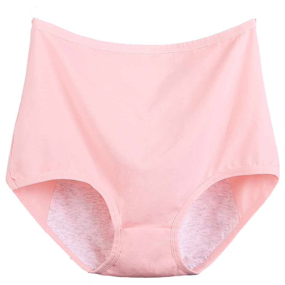Women Casual High Waist Menstrual Period Leak Proof Underwear Cotton