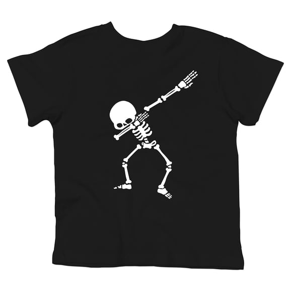 Dabbing Skeleton Halloween Shirt For Boys Halloween Outfit Black Shirt