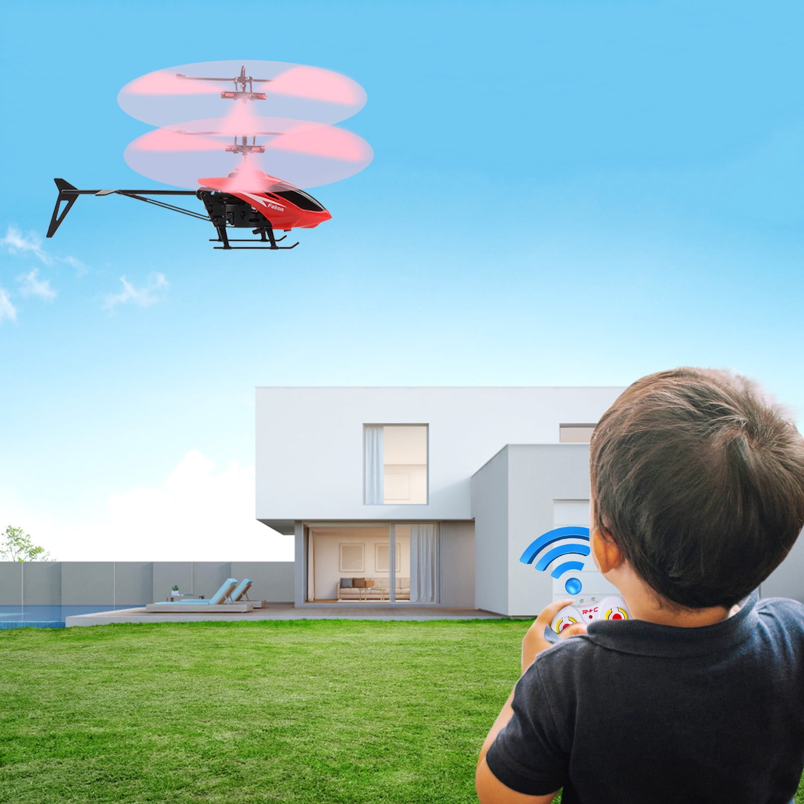 3.5 CHANNEL INDOOR OUTDOOR REMOTE CONTROL INFRARED HELICOPTER TRI-BAND RC KIDS 
