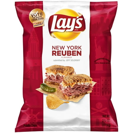 Lay's® New York Reuben Flavored Potato Chips 2.75 oz. Bag