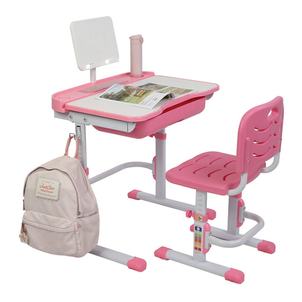 Kids Functional Desk And Chair Set, Kid Study Desk With Chair