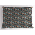 thumbnail image 1 of Adventure Nursery Pillow Sham Abstract Illustration of Forest Habitants Fluffy Foxes and Dandelions, Decorative Standard Size Printed Pillowcase, 26 X 20 Inches, Multicolor, by Ambesonne, 1 of 2
