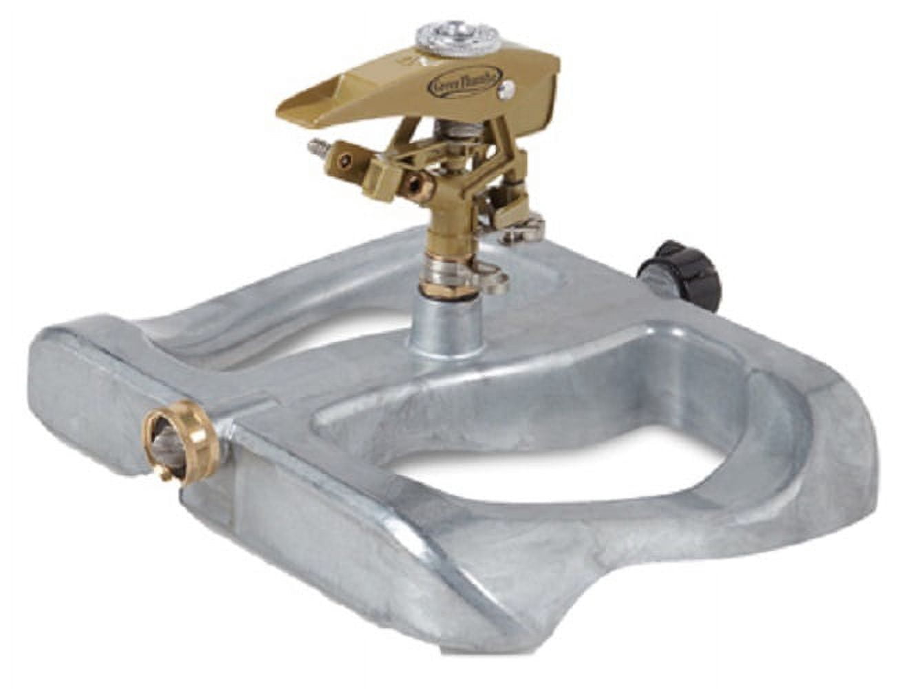 Green Thumb 9542GTDI Metal Impulse Sled Style Lawn Sprinklers - Quantity of 3