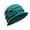 Green, variant on Baseball Caps Elegant Winter Wool Hat for Women Cloche Style Headwear with Flower Detailing Winter Cap for Everyday Wear Black