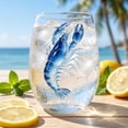thumbnail image 2 of Clearance! STIJGGN Clear Glass Cups, Ocean Animal Deep-sea Shrimp Artisan Glassware Collection, Novelty Ocean Drinking Stemless Wine Glasses, Gift for Friends Family, 2 of 6