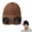 brown, variant on Boggles Hat,Boggles Glasses Beanie,Flexible Unisex Winter Beanie with Built-In Glasses Opening, Cold-Weather Accessory for Skiing, Snowboarding, Hiking & Everyday Activities