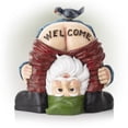 thumbnail image 3 of Alpine Corporation 22" Mooning "Welcome" Gnome Garden Statue, 3 of 13