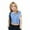 Blue, variant on Mwjwdo Open Back Tops for Girls Loose Casual Short Sleeve Workout T Shirts 2025 Backless Yoga Y2k Athletic Crop Running Tees Blue 11 Years
