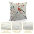 thumbnail image 4 of Pillowcases Garden Floral Birds Printed on White Pillow Cases Pillow Cover (King Size, Birds Floral), 4 of 5