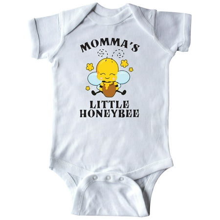 

Inktastic Cute Bee Momma s Little Honeybee with Stars Gift Baby Boy or Baby Girl Bodysuit