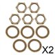 thumbnail image 1 of Arandela de tuerca hexagonal,Piezas de repuesto para arandelas de tuercas hexagonales de guitarra eléctrica,Juego de tuercas y arandelas para conector de clavija de guitarra,Arandelas para, 1 of 8