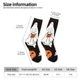 thumbnail image 2 of Balery Halloween Ghosts And Pumpkins Calcetas Largas con Estampado para Hombre y Mujer – Suaves y Transpirables, Talla Única (US 5-11), 2 of 6