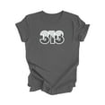 thumbnail image 1 of 313 Detroit Michigan USA Code Régional Skyline de la Ville Cadeau - T-Shirt Unisexe - Inspired X, 1 of 1