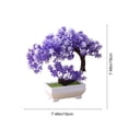 thumbnail image 2 of Decorative Artificial Potted Plants for Indoor Home & Office Decor, Natural-Looking Flowers with Flexible Branches and Stable Base, Maintenance-Free for Living Room & Dining Space, 2 of 5