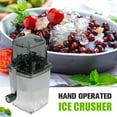 thumbnail image 3 of Manual Ice Shaver Plastic Ice Crusher Snow Cone Maker  Black, 3 of 11