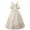 Beige, variante sur Huanglei Robe Femme Style Rétro Couleur Unie Manches Trompette Longue Robe Princesse