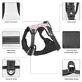 thumbnail image 6 of Lsque Flamingo On Checkered Dog Harness, No-Pull Pet Harness with 2 Leash Clips, Adjustable Soft Padded Dog Vest with Easy Control Handle for Large Dogs-X-Large, 6 of 9