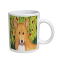 thumbnail image 1 of KuzmarK Coffee Cup Mug 11 Ounce -  Welsh Corgi with Cherries Art by Denise Every, 1 of 1