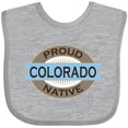 thumbnail image 3 of Inktastic Proud Colorado Native Boys or Girls Baby Bib, 3 of 4