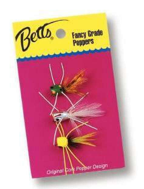 Betts Betts Panfish Popper Value Pk Fishing Fly