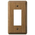 thumbnail image 2 of Amerelle 901R Contemporary Wood 1 Rocker-GFCI Wall Plate  Medium Oak, 2 of 3