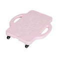 thumbnail image 4 of figatia Sitting Board for Kids Child Skateboard with Handle Sport Flat Scooter for Park Gym Basement Indoor and Outdoor Pink, 4 of 8