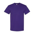 thumbnail image 5 of Gildan Short Sleeve T-Shirt for Men, Heavy Cotton Crewneck Classic Shirt, Purple Tee, 3XL, 5 of 5