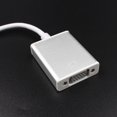 thumbnail image 4 of USB 3. 24 pines. Adaptador Convertidor para Nuevas MacBooks 2015 2016, de transferencia de datos de hasta 10 GigaBits Per Second plata shamjiam Tipo C a cable adaptador VGA, 4 of 8