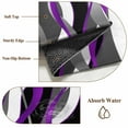 thumbnail image 4 of Rectangle Rug 2x3ft Area Rug,Modern Purple Grey Black Stripes Area Rugs for Living Room Bedroom,Gradient Abstract Art Floor Mat Non-Slip Non-Shedding Carpet Indoor Accent Rugs, 4 of 9