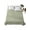 Green, variant on Twin Size Flat Sheet Only, Black Morocco Soft Brushed Microfiber Bed Sheets, Geometric Leaf Diamond Lattice Abstract Hotel Quality Breathable Bedding Top Sheet, Easy Care, 66"x96"