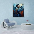 thumbnail image 5 of African Woman Canvas Prints Wall Art Décor Black Art Poster Modern Painting Artwork Picture for Living Room Decoration - 12x15 inches Framed, 5 of 6