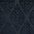 thumbnail image 5 of Total Blackout Curtain for Bedroom Living Room, Knitted Jacquard Damask Window Curtain Panel with Gunmetal Grommet, Fits Up to a 1.25'' Diameter Rod, 84.00''x50.00''x0.13'', Navy, 5 of 9