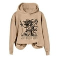 thumbnail image 2 of Girls Will Be Girls Halloween Hoodies for Women 2025 Vintage Witch Graphic Hoodie Sweatshirt Pullover Tops, 2 of 5