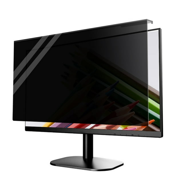 Computer Screen Blue Light Blocker, Blocks UV Blue Screen For Computer Monitor Blue Light Screen For Monitor With Hanging Anti Peeping, High Transmittance For 23 24 Inch