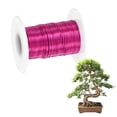 thumbnail image 1 of Uxcell Alambre de Entrenamiento para Bonsái de 1 Paquete, 1 mm x 49 pies/15 m Alambre de Árbol Bonsái de Aluminio Anodizado para Tronco Fino [Rojo Rosa], 1 of 7