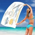 thumbnail image 6 of ShunRuiPi Microfiber Beach Towel Super Lightweight Colorful Bath Towel Sandproof Beach Blanket Multi-Purpose Towel for Travel Swimming Pool 30x60 Inch, Beach Towel, Lightweight Beach Towel, Pool Towel, 6 of 7