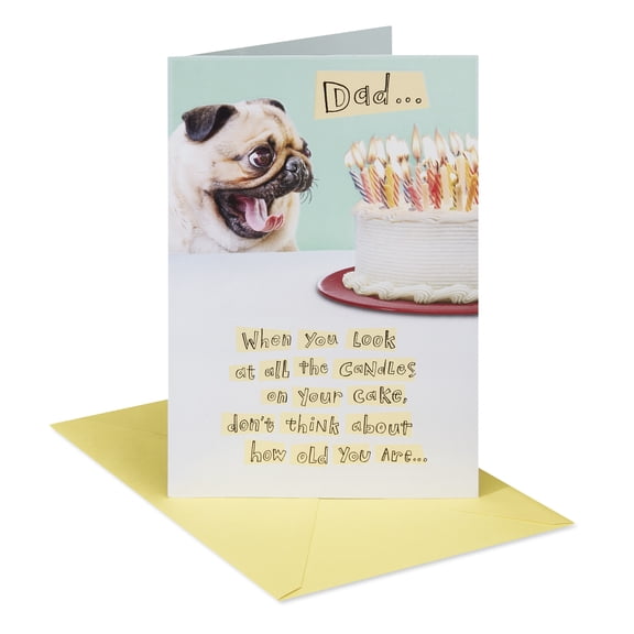 American Greetings Funny Birthday Card for Dad (Candle Humor)