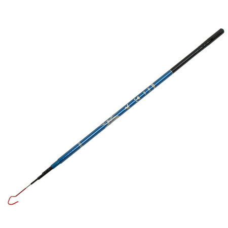 Unique Bargains 5.9Ft Long 6 Sections Telescopic Plastic Round Handle Fishing Pole (Best All Round Fishing Pole)