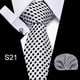 thumbnail image 1 of Corbata para hombre, traje formal, traje profesional a rayas, traje de verano, 1 of 6