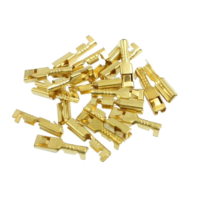 20 Piezas de Terminales de Cable de Espada Femeninos para Conectores de 2.8 mm