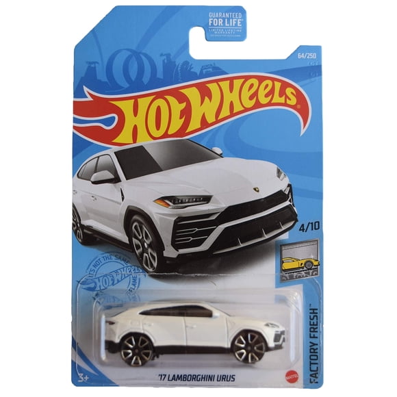 Auto fundido Hot Wheels 2017 Lamborghini Urus a escala 1:64