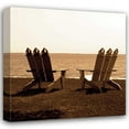 thumbnail image 1 of Alan Hausenflock 15x15 Gallery Wrapped Canvas Wall Art Titled - Adirondack Chairs Sq. I, 1 of 4