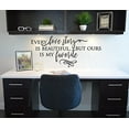 thumbnail image 6 of Every Love Story Is Beautiful Bedroom Wall Words Vinyl Decals Sticker Quotes 23x11-Inch Black, 6 of 6