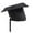 Black, variant on Graduation Tassel Cap for Academic Celebrations and School Events Red,One Size