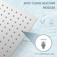 thumbnail image 4 of 16 inch Brushed Nickel Large Rain Shower  -   304 Stainless , Full  Rainfall Shower with 324  Nozzles - Waterfall Bathroom Square Showerheads, Ceiling Mounted, 4 of 6