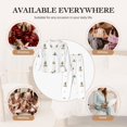 thumbnail image 7 of Lsque Rabbit Blowing Dandelions Pattern Long Sleeve Pajama Set for Women - Soft 2-Piece Sleepwear and Loungewear Set with Pockets, Comfy Nightwear-Large, 7 of 7
