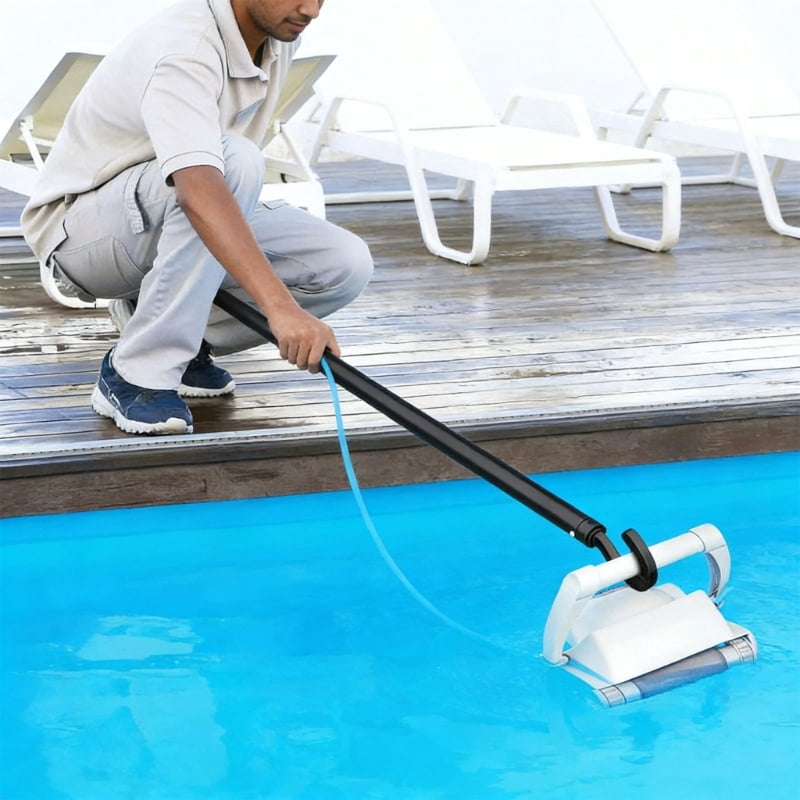 Zecic Multipurpose Pool Robot Hook Collection With Removable Handle And Brush