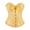 tg08#-Yellow, variant on Ladies Corset Waist Cincher with Lace Trim and Bone Structure for Bust Enhancement Everyday Shape Wear for Women