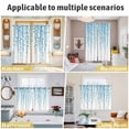 thumbnail image 5 of Blue Polka Dots Kitchen Curtains Window Panels, Watercolor Abstract Art Retro Insulated Window Treatment Curtain, Grommet Curtains for Bedroom/Living Room/Bathroom, 2 Piece 52"Wx63"L, 5 of 8